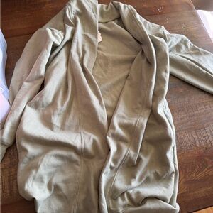 Pink Rose Lightweight Cardigan in Sage Green